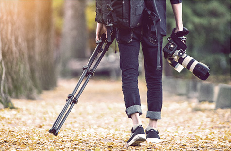 Stabiles Portraitfoto Stativ oder Bildstabilisator für das Portraitfoto