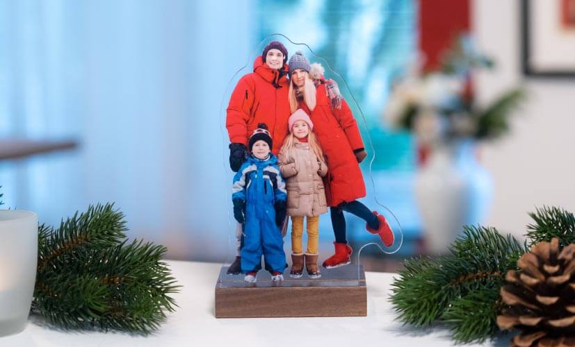 Fotofigur Familie